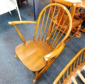 An Ercol rocking chair