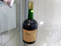 A bottle of vintage South African rum