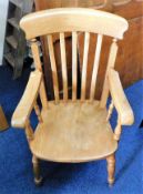 A 19thC. Windsor style chair believed to have been