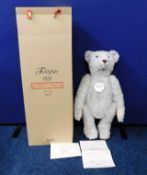 A large boxed Steiff bear 1921 replica 70cm high