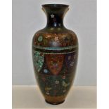 An Oriental cloisonne vase 14.75in
