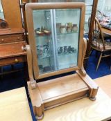 A Victorian dressing table mirror