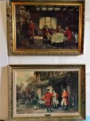 Two gilt framed decorative prints