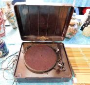 A bakelite Vivatonal Grafonola record player by Co