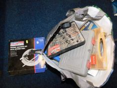 A bagged quantity of fixings & spanners etc.