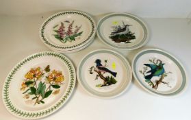 Eight Portmeirion plates