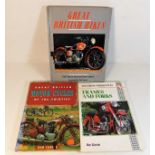 Three books relating to motorcycling
