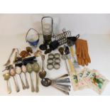 A quantity of plated ware & other sundry items