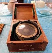 A cased military compass pattern 8051