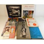 Nine books on Picasso