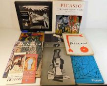 Nine books on Picasso