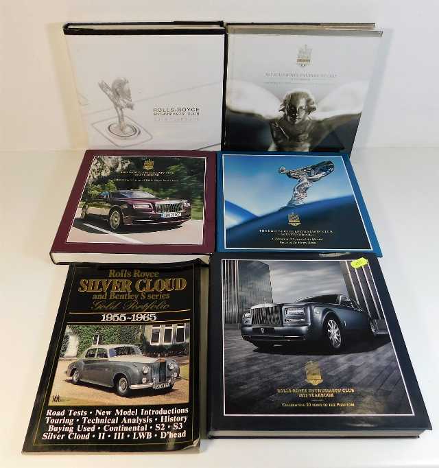 Five Rolls Royce yearbooks 2010, 2011, 2013, 2014,