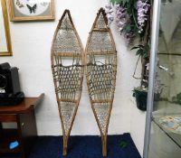 A pair of large snow shoes 46in long x 10.75in wid