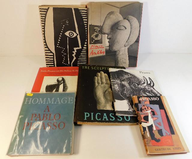 Seven books on Picasso