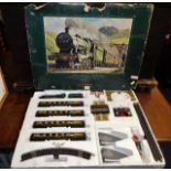 A Silver Jubilee GWR Pullman 00 gauge train set