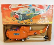 A boxed Japanese toy helicopter