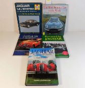 Five books relating to the Jaguar motorcar