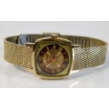 A ladies Sekonda 17 jewel USSR wrist watch
