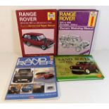 Four books relating to Land Rover Range Rover