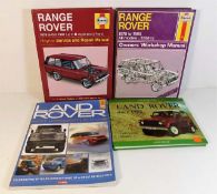 Four books relating to Land Rover Range Rover