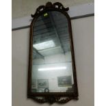 A gilt framed mirror 26.75in