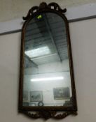 A gilt framed mirror 26.75in