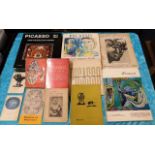 Twelve books relating to Picasso & his work