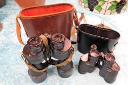 Two pairs of binoculars Panorama Berlin Weitwinkel