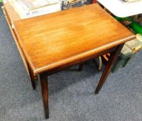 A small oak occasional table