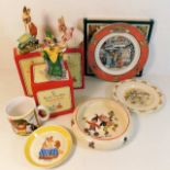 A quantity of mixed nursery ware including Royal D