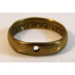 A French trench art ring