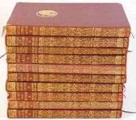 Book: Ten Rudyard Kipling novels with gilded spine