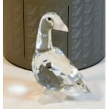 A boxed Swarovski crystal Goose 2.5in