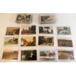 A quantity of mostly topographical postcards, appr