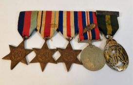A WW2 Territorial award medal set