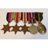 A WW2 Territorial award medal set