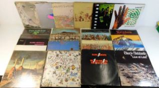 A quantity of 25 vinyl records including Pink Floy