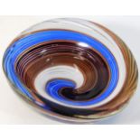 A Murano glass Dino Martens bowl 7in x 5.75in