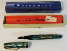 A boxed Waterman's 512V boxed fountain pen with 14