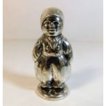 A 0.830 silver boy pepper pot 20.7g