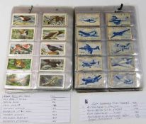 A collection of 1950's Turf cigarette cards twinne