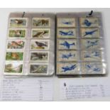 A collection of 1950's Turf cigarette cards twinne