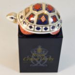 A Royal Crown Derby first quality boxed tortoise p