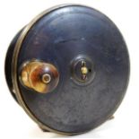 An antique Farlow 1505 fly fishing reel 4in diamet