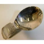 A Georgian silver caddy spoon, maker JS 6.6g