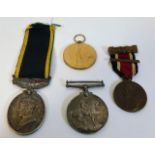 A WW1 Territorial award medal set won by Private A