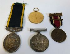 A WW1 Territorial award medal set won by Private A