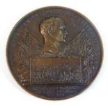 A French battle of Marengo 1800 bronze medallion f