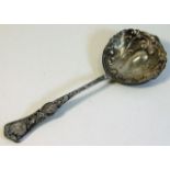 A silver art nouveau style sterling silver spoon 1