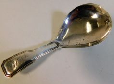 A Georgian silver caddy spoon, Birmingham 1817 Jos